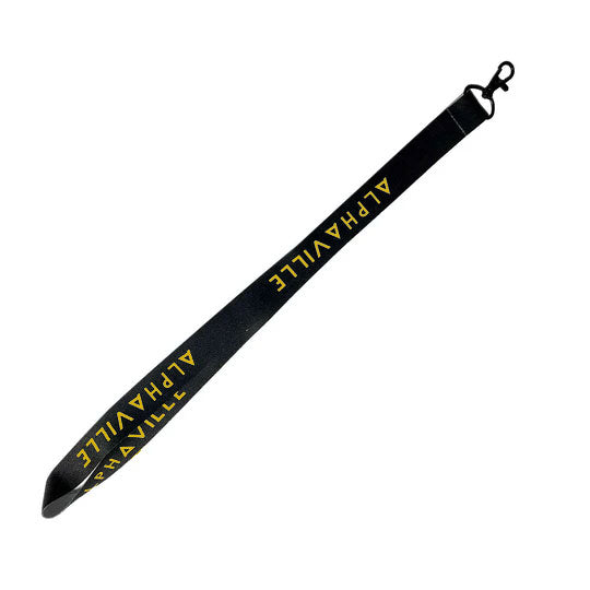 Alphaville - Lanyard with Gold Logo
